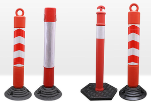 Barriera di parcheggio su strada riflettente per traffico flessibile di alta qualità - Product Image 6