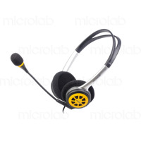 Casque de jeu Microlab K250 avec design léger et microphone Boom