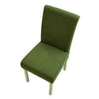 Chaise de salle à manger capitonnée minimaliste moderne, dossier haut en tissu avec pieds en métal noir, mobilier de salon pour la maison
