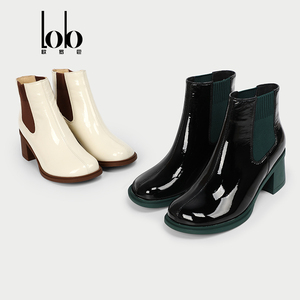 <span class=keywords><strong>Bottines</strong></span> <span class=keywords><strong>Chelsea</strong></span> formelles d'hiver pour femmes, style britannique, à enfiler, à talon épais, en cuir véritable respirant, avec semelle compensée en PU pour augmenter <span class=keywords><strong>la</strong></span> hauteur - Product Image 6