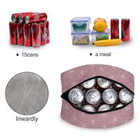 Sac isotherme personnalisé pour le déjeuner, motif fleur d'hibiscus rose hawaïen, pour l'école et le bureau, sacs isothermes lifestyle