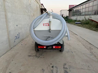 Tricycle-citerne à eau personnalisable en gros d'usine, 250cc, à essence, pour la distribution d'eau
