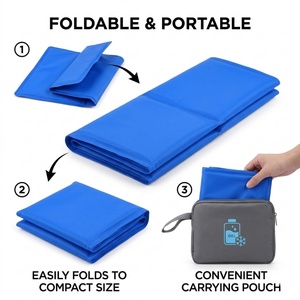 Tapis rafraîchissant portable pour animaux <span class=keywords><strong>de</strong></span> compagnie, pliable, imperméable, pour chiens et chats, OEM - Product Image 6