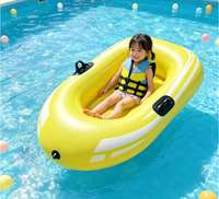 Kayak gonflable en PVC pour la pêche, radeau pour activités nautiques, capacité de 2 personnes, modèle pour enfants, poignée épaissie