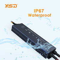 Alimentation LED YSD 500W étanche IP67 en aluminium, AC-DC simple 12V/24V, driver à tension constante, certifié CE ROHS BIS, garantie 5 ans