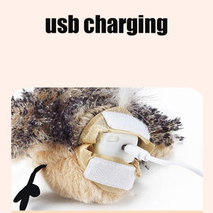 रिचार्जेबल इको-फ्रेंडली इलेक्ट्रिक कैट खिलौने, प्लग इंटरैक्टिव पालतू आंदोलन खिलौने से बने पक्षी - Product Image 3