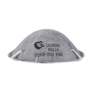 Masker debu KN95 4 lapisan, <span class=keywords><strong>Respirator</strong></span> kain Non-Woven karbon aktif bentuk cangkir pelindung industri - Product Image 4