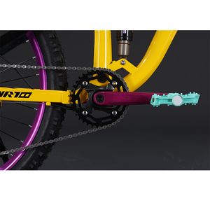Bicicletta da Montagna con Telaio in Acciaio ad Alto Tenore di Carbonio, Bici Fuoristrada per Adulti, Robusta e Comoda per Ciclismo, <span class=keywords><strong>Escursionismo</strong></span> e Sport all'Aperto, Taglia Universale - Product Image 5