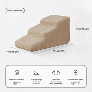 Pet Stairs Luxury Modern Modular Pet Stairs & <b>Ladder</b> with Detachable Design Eco-Friendly Anti-Slip Dog Stairs - Product Image 5