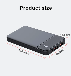 Nouveau RoHS Haute Capacité Powerbank 10000mAh Pour Téléphone <span class=keywords><strong>Double</strong></span> Usb Camping En Plein Air Power Bank <span class=keywords><strong>Chargeur</strong></span> Portable - Product Image 6