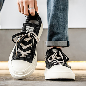 Nouvelles Chaussures en Toile Style Été 2026 pour Hommes – Chaussures de Travail Sportives Respirantes à Semelle Épaisse pour la Conduite – Chaussures Décontractées Tendance Petites Tailles - Product Image 6