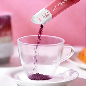 Fornitura di Fabbrica di Polvere di Petali di Rosa 100% Naturale di Grado Alimentare Premium, Succo di Rosa Concentrato in Polvere - Product Image 5