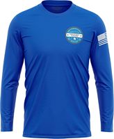 Chemises à manches longues Dry Fit personnalisées pour hommes, ajoutez votre logo, impression avant et arrière, protection solaire anti-UV personnalisée