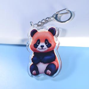 HanXin Personalizado Impresso Encantos De Acrílico Chaveiro Acrílico Standee Encantos De Acrílico Epóxi Transparente