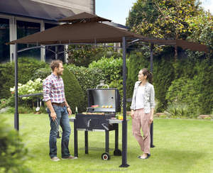 Gazebo de Acero Inoxidable ABCCANOPY Moderno, Personalizado, con Recubrimiento en Polvo de Color, Resistente al Óxido, con <span class=keywords><strong>Toldo</strong></span> de 5x8 pies (1.5x2.5m) - Product Image 6