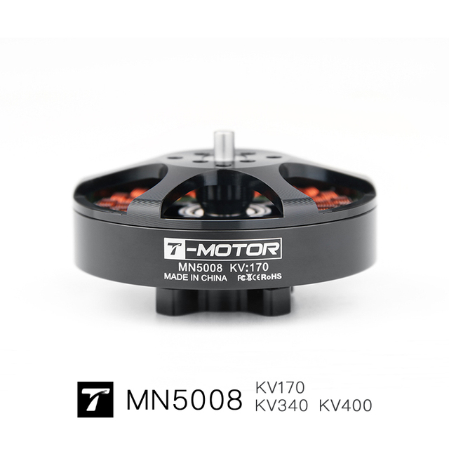 T-MOTOR MN5008 Brushless Motor Waterproof 170KV/340KV/400KV Options for Drone UAV & RC Multirotors