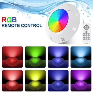 Resin Filled LED Pool Light Underwater Swimming Light With 12V Input Voltage PC And ABS Lamp Body Material