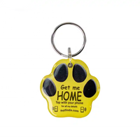 Hot Sale Anpassbarer Druck Qr-Code RFID-Epoxid karte NTG213 Epoxy-NFC-Haustier anhänger mit NFC-Chip für Haustier halsband