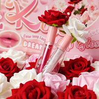 Gloss à lèvres rose Siyiping, marque privée, hydratant, effet miroir, huile à lèvres liquide, maquillage, vente en gros pour la Saint-Valentin