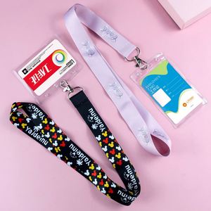 Custom Personalized Adjustable Neck Strap with logo Printing Promotional Nylon <b>Polyester</b> Badge <b>Lanyard</b> Id Card Holder - Product Image 2