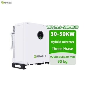 Sistema Solar Híbrido Trifásico Growatt WIT 30-50K-XHU de 30/36/40/50Kw IP66 con Pantalla OLED+LED/APP para Hogar y Comercio - Product Image 1