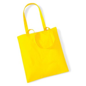 Borsa Tote Casual in Cotone 100% Giallo Taglia Unica Westford Mill Italia per Attività Promozionali - Product Image 1