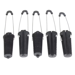 ตัวหนีบยึดสายไฟเบอร์ออปติกสำหรับสายเคเบิล ADSS แบบมีแรงดึง ตัวหนีบสายไฟเบอร์แบบปล่อย ตัวหนีบปลายสายพลาสติก - Product Image 1