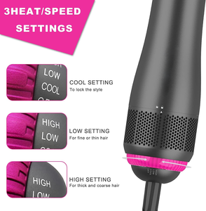 Secador de Pelo Eléctrico Iónico 4 en 1 de Alta Potencia 1200W-3000W con Cepillo Voluminizador y Difusor, Compatible con Hoteles y Uso en Exteriores/RV - Product Image 2