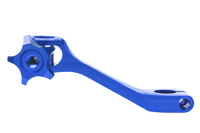 Levier de frein de moto usiné sur mesure par CNC, levier de commande arrière fraisé, poignée de frein avec usinage par électroérosion à fil et 3/4/5 axes