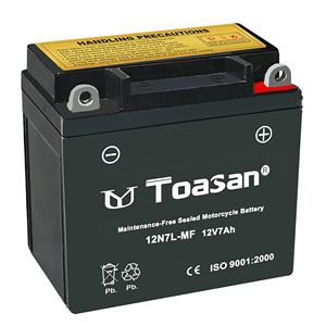 Топ Toasan 12N7-3A-MF 12V7AH <span class=keywords><strong>4AH</strong></span> 5AH 7AH 9AH 12AH 14AH 18AH 24AH стартовая батарея для мотоцикла - Product Image 3