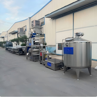 Turnkey-oplossing voor de productie van fruitjam: kook-, meng-, vul- en verzegellijn met touchscreen PLC-besturing voor fabrieken