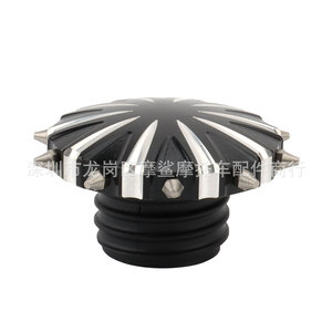 ฝาถังน้ำมันรถจักรยานยนต์ mochark ตะปู CNC ชุบสีดำและสีเงินสำหรับ Harley Davidson 883 XL1200 48 Dyna softtail modification - Product Image 5