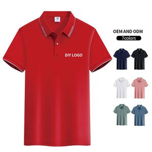 เสื้อโปโลผ้าฝ้ายผสมอีลาสเทนสำหรับผู้ชายและผู้หญิง ลดราคาสุดร้อนแรงช่วงซัมเมอร์ รับปักโลโก้ตามสั่ง ใส่สบาย ระบายอากาศได้ดี แห้งเร็ว เหมาะสำหรับเล่นกอล์ฟและสวมใส่ลำลอง - Product Image 1