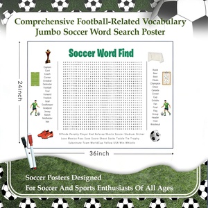 Póster Gigante <span class=keywords><strong>de</strong></span> Fútbol 2026 con Palabras Ocultas, Pósteres <span class=keywords><strong>de</strong></span> Fútbol Mundial Jumbo con Palabras Ocultas, Pósteres <span class=keywords><strong>de</strong></span> Juegos <span class=keywords><strong>de</strong></span> Pared Deportivos - Product Image 3