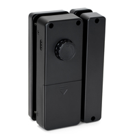 Cerradura Inteligente para Puerta de Vidrio y Aluminio Tuya, Sin Perforación, con Bloqueo Automático, Control por Aplicación, Huella Dactilar Biométrica, Tarjeta IC, Contraseña, en la Nube