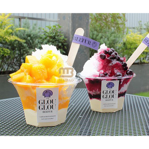 Tasse à mousse en plastique jetable pour petit gâteau personnalisée Tasse en plastique pour pouding à la crème glacée Tasse en plastique pour dessert au chocolat tiramisu - Product Image 2