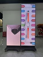 Écran d'affichage numérique LED portable et pliable, ultra-fin, luminosité 600 CD, garantie 3 ans, pour usage intérieur