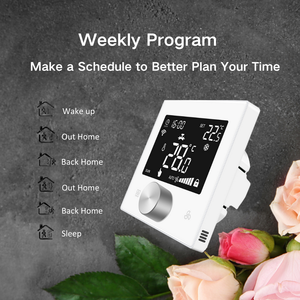 3-speed Fan Control AC Termostato para 2-pipe ou 4-pipe Sistema Central de Ar Condicionado Tuya WiFi Fan Coil Termostato - Product Image 6