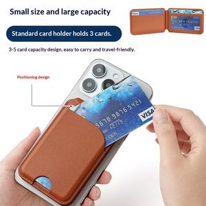 <span class=keywords><strong>Apple</strong></span> iPhone 17 – Étui à fenêtre pivotante avec support magnétique MagSafe et autocollant arrière à forte adhérence pour rangement de certificats - Product Image 4