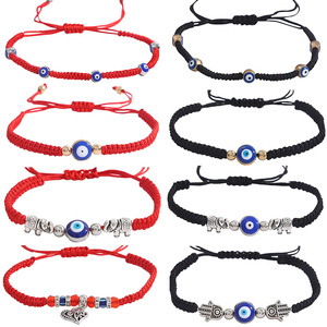 Bracciale Unisex Intrecciato con Perline, Fatto a Mano, Regolabile in Lega, Gioiello di <span class=keywords><strong>Preghiera</strong></span> per Uomini e Donne - Product Image 3