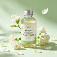 Échantillon Gratuit CJ0611 Sirop Concentré de Thé Vert au Jasmin de Qualité Alimentaire, Dilution 14X pour Bubble Tea, Boissons Gazeuses, Thé au Lait, Bière Artisanale