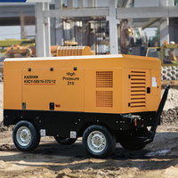 Compresor de Aire Portátil de Gran Cilindrada KSCY, Compresor de Aire de Alta Potencia para Minería y Perforación de Pozos
