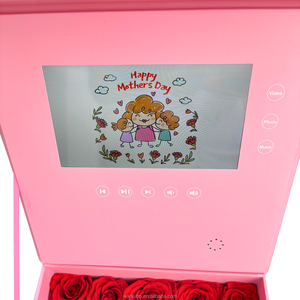 25 Rosas Reales en Caja Musical - Flores Secas Hechas a Mano, Regalo Único para el <span class=keywords><strong>Día</strong></span> <span class=keywords><strong>de</strong></span> la Madre y Cumpleaños para Mamá <span class=keywords><strong>de</strong></span> la Parte <span class=keywords><strong>de</strong></span> la Hija/Hijo - Product Image 3