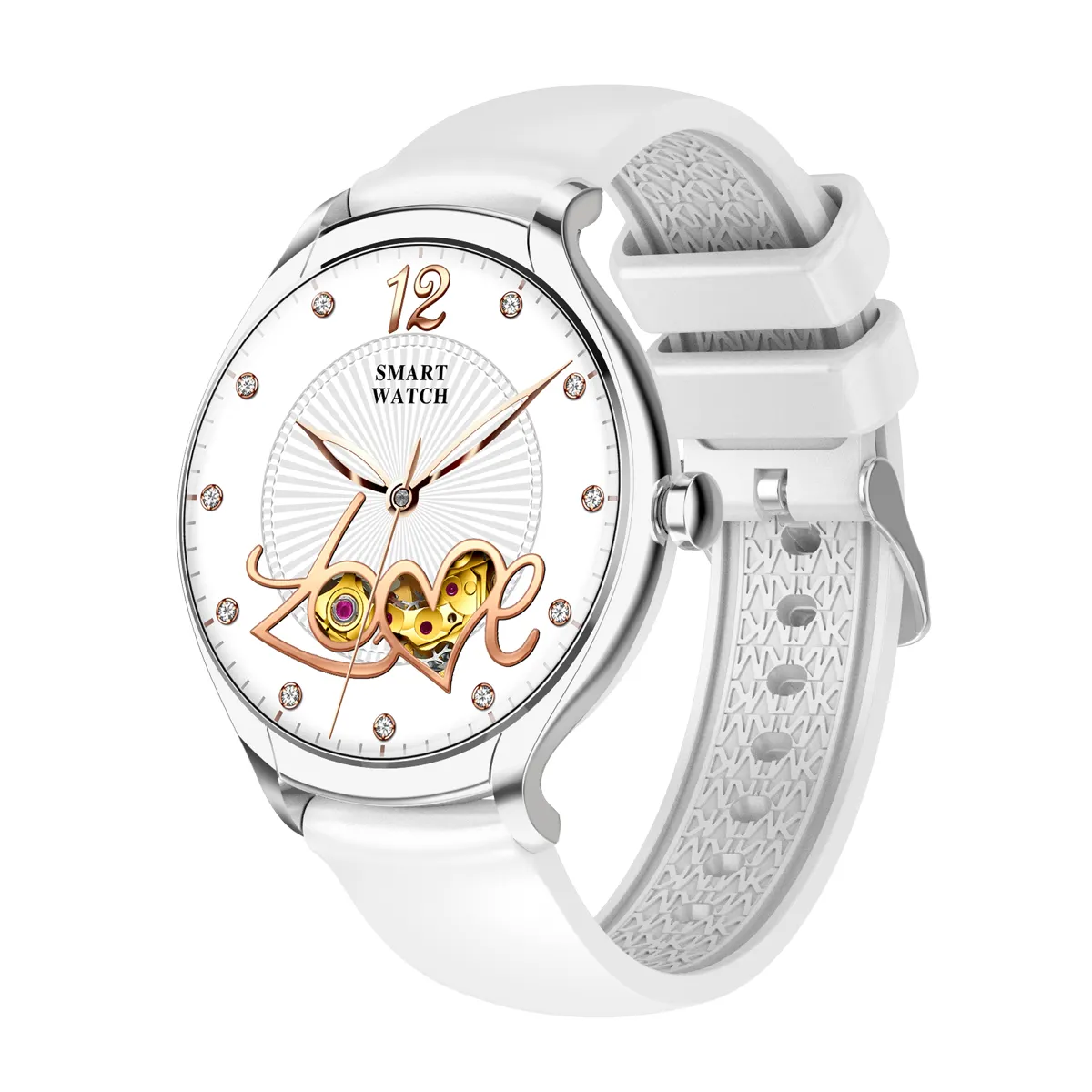 2023 nuovo fitness IP67 impermeabile rotondo sport orologi fornitore smartwatch lady touch bracciale smart watch donna