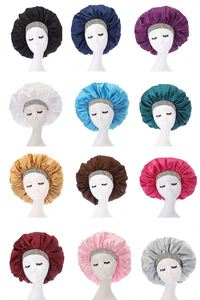 Silky Jewel <b>Extra</b> <b>Large</b> Rhinestone Bling Diamond Satin Bonnet Night Sleep Cap Wrap for Curly Hair Promotion Gift - Product Image 2