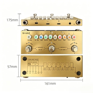 M-VAVE Cube BABY AC Aufladbares Gitarren-Effektpedal 8 IR-Lautsprecher 24-Stunden-Akku DAW-Fernbedienung für E-Gitarren-Übungen - Product Image 2