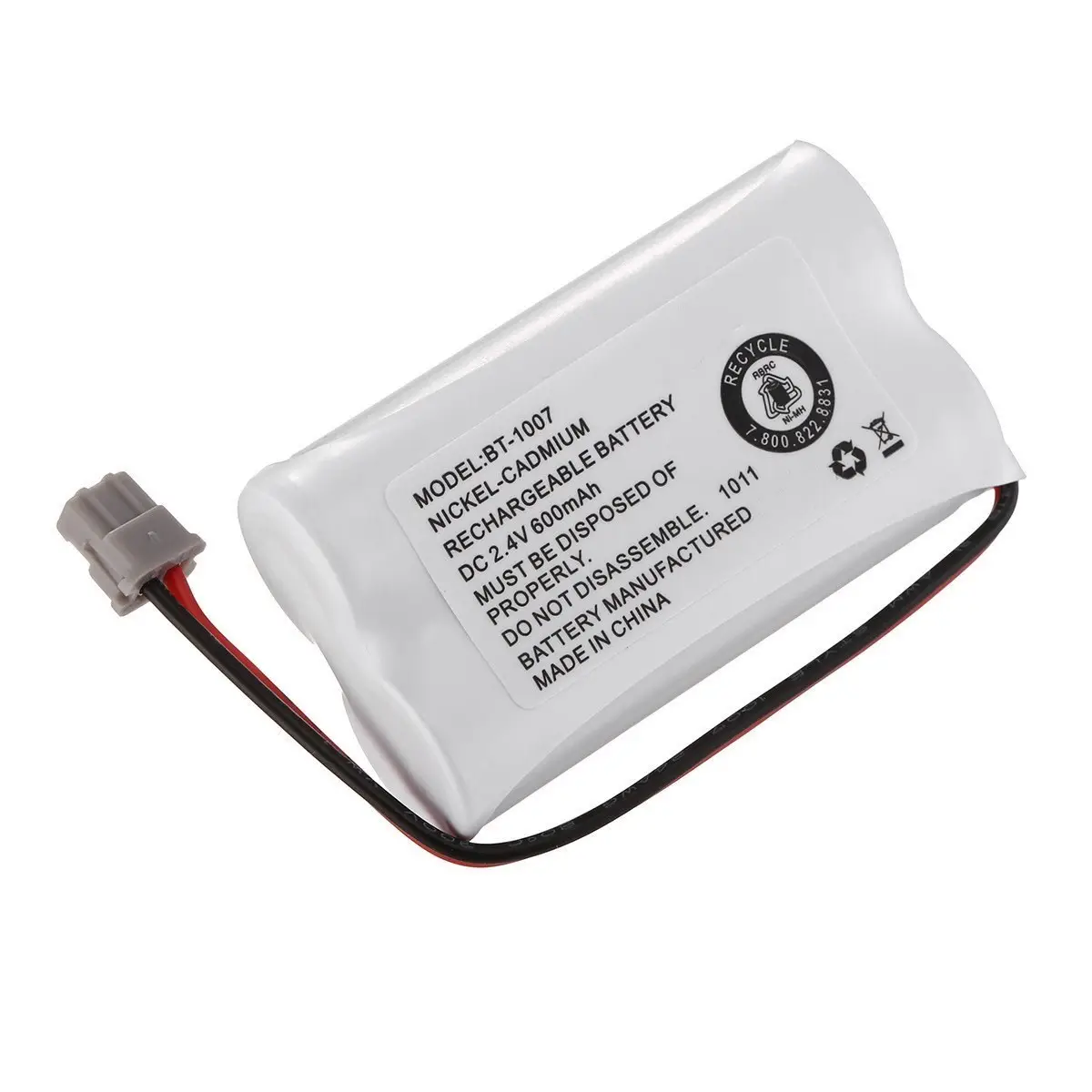 Cordless Phone Battery 2.4V 600mAh NICD Rechargeable Battery Pack For Uniden BT-1007 BP904