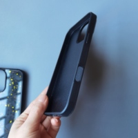 Nouvelle coque en fibre de carbone véritable à gros grains et TPU pour iPhone 16E / 16 Pro, coque de protection robuste avec protection anti-chute de qualité militaire