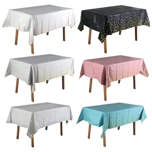 Single-Use Rose Gold Aluminum <b>Tablecloth</b> Solid Color for Graduation Christmas Easter <b>Parties</b> and Home Decorations - Product Image 2