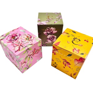 Caja de Velas Personalizada con Impresión de Marca Unificada, Elegante Estuche de Papel para Toda la Línea de Velas - Product Image 1